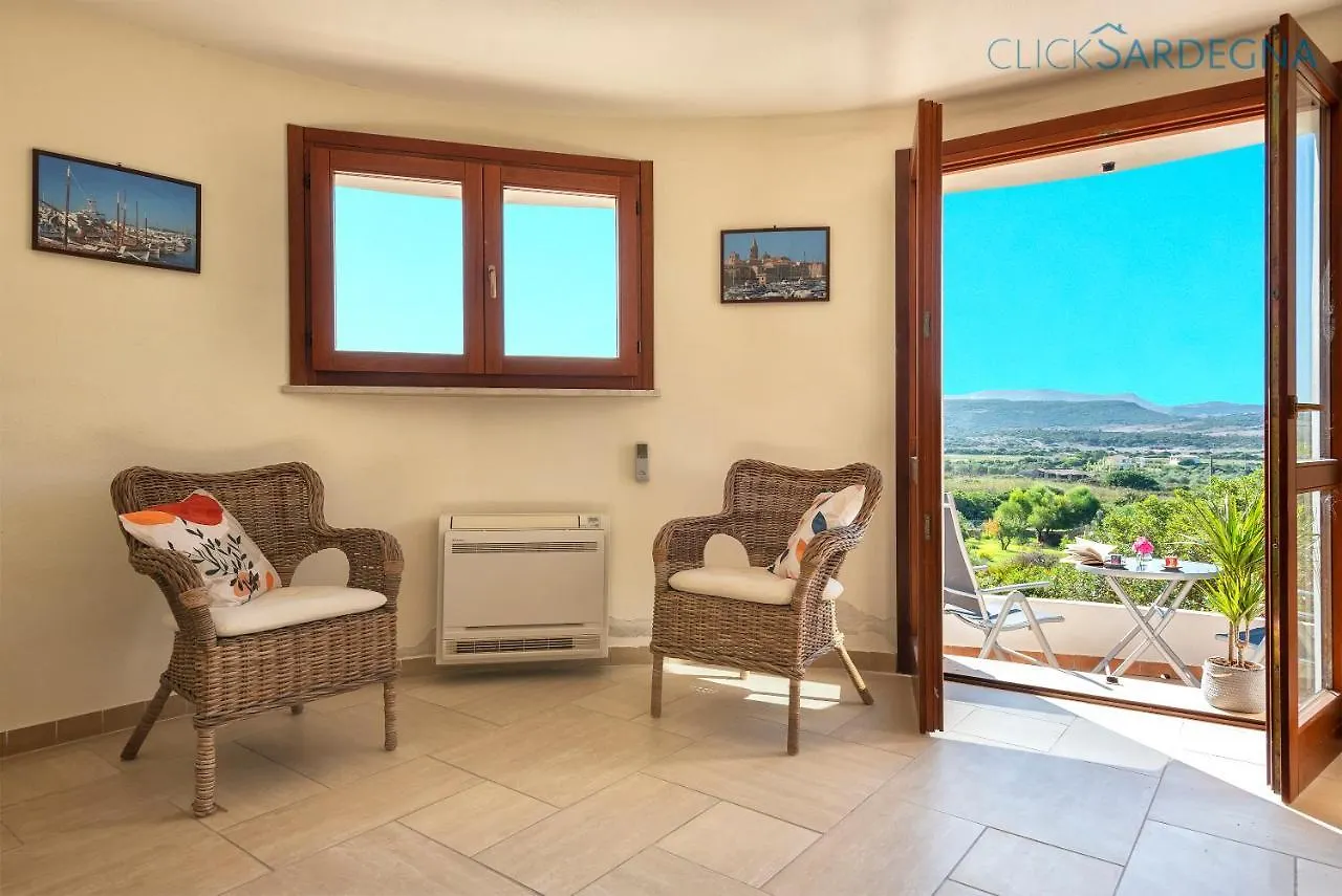 Villa Verde With Pool, Private Parking, Air Conditioning, 5 Bedrooms And 4 Bathrooms 阿尔盖罗 0*,